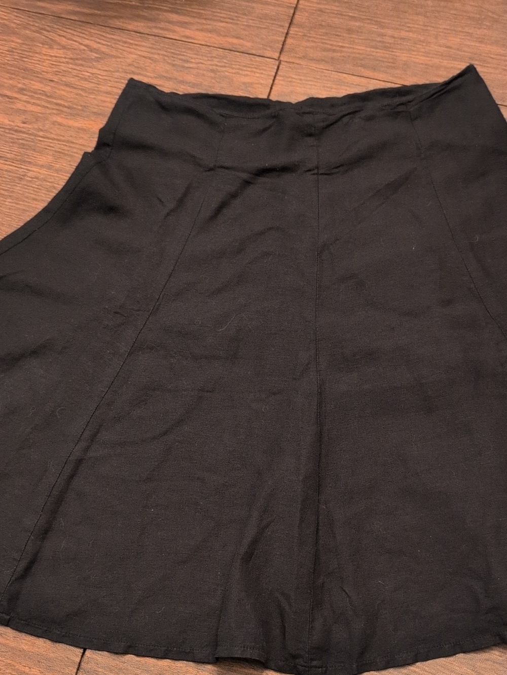 Classic Black A-Line Women's Skirt